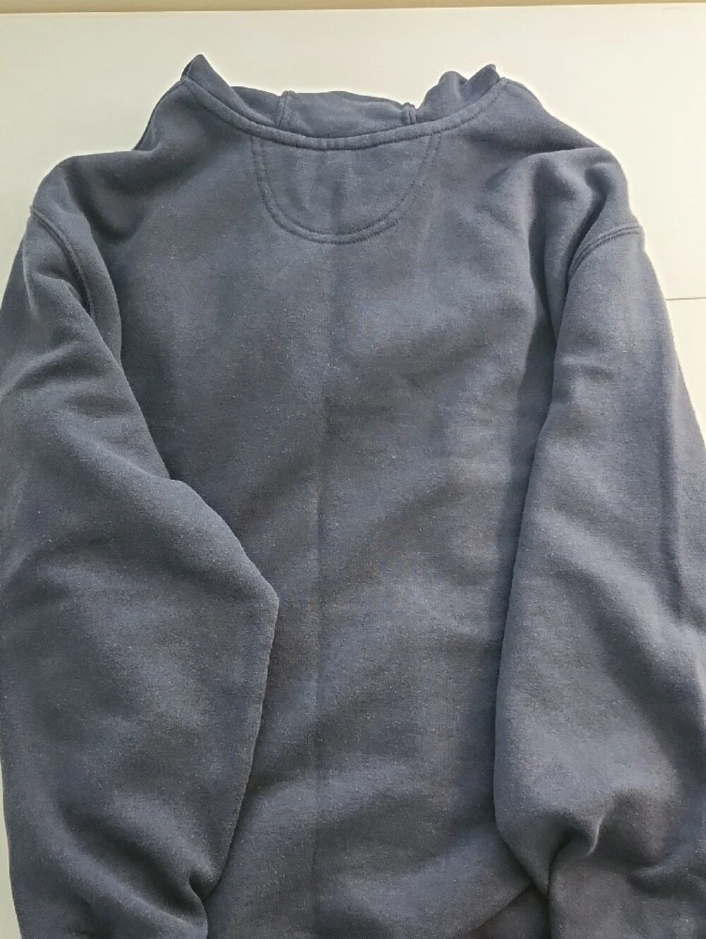 Carhartt Navy Hoodie with Red Heart Transit Graphic